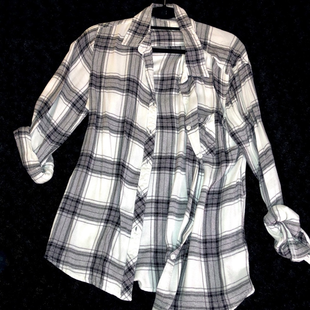 BLL New York plaid button down